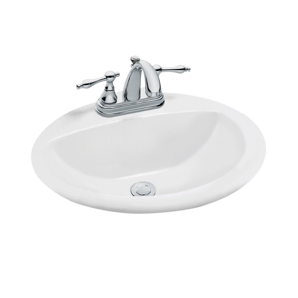 small oval drop in bathroom sinks