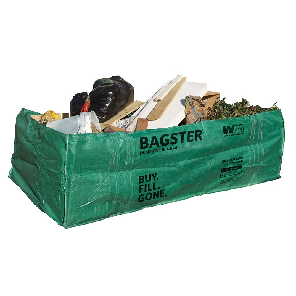Waste Management Bagster 1500 kg Capacity Construction Waste Disposal Bag | The Home Depot Canada