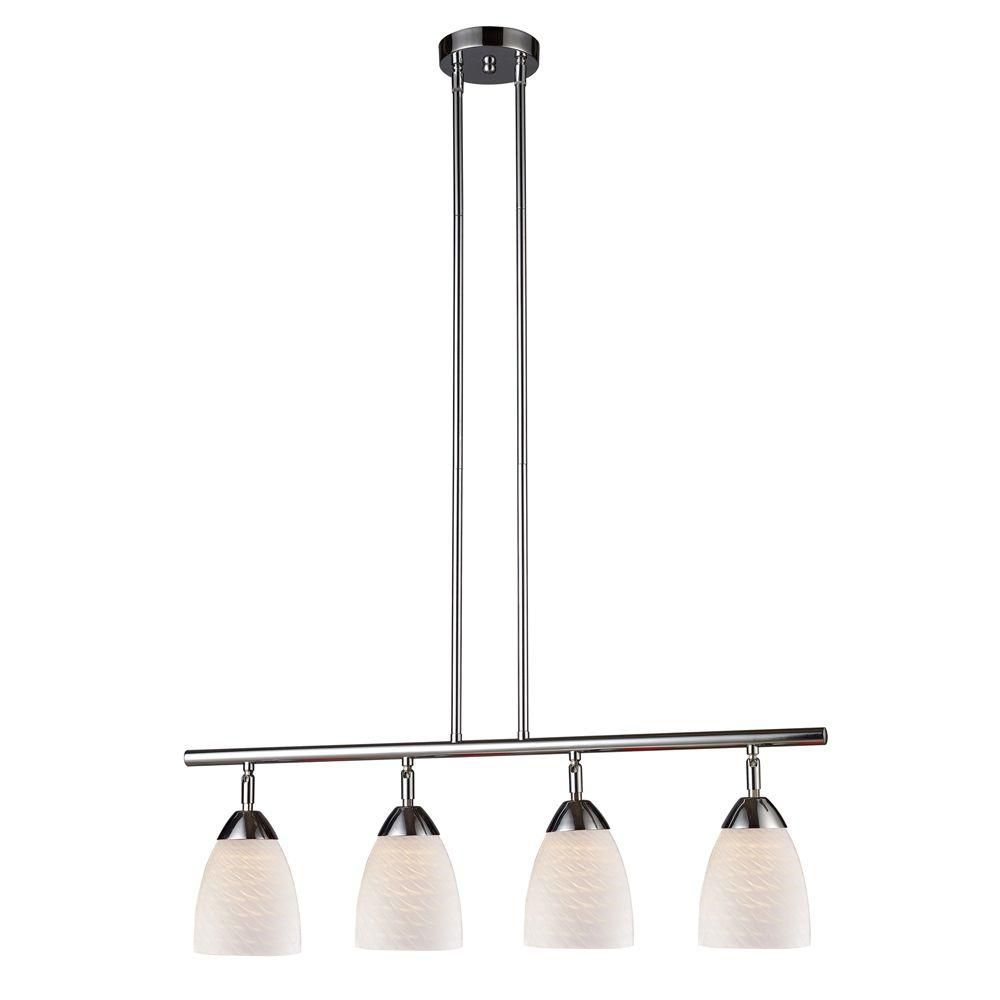 Titan Lighting 4Light Ceiling Mount Polished Chrome Pendant The Home