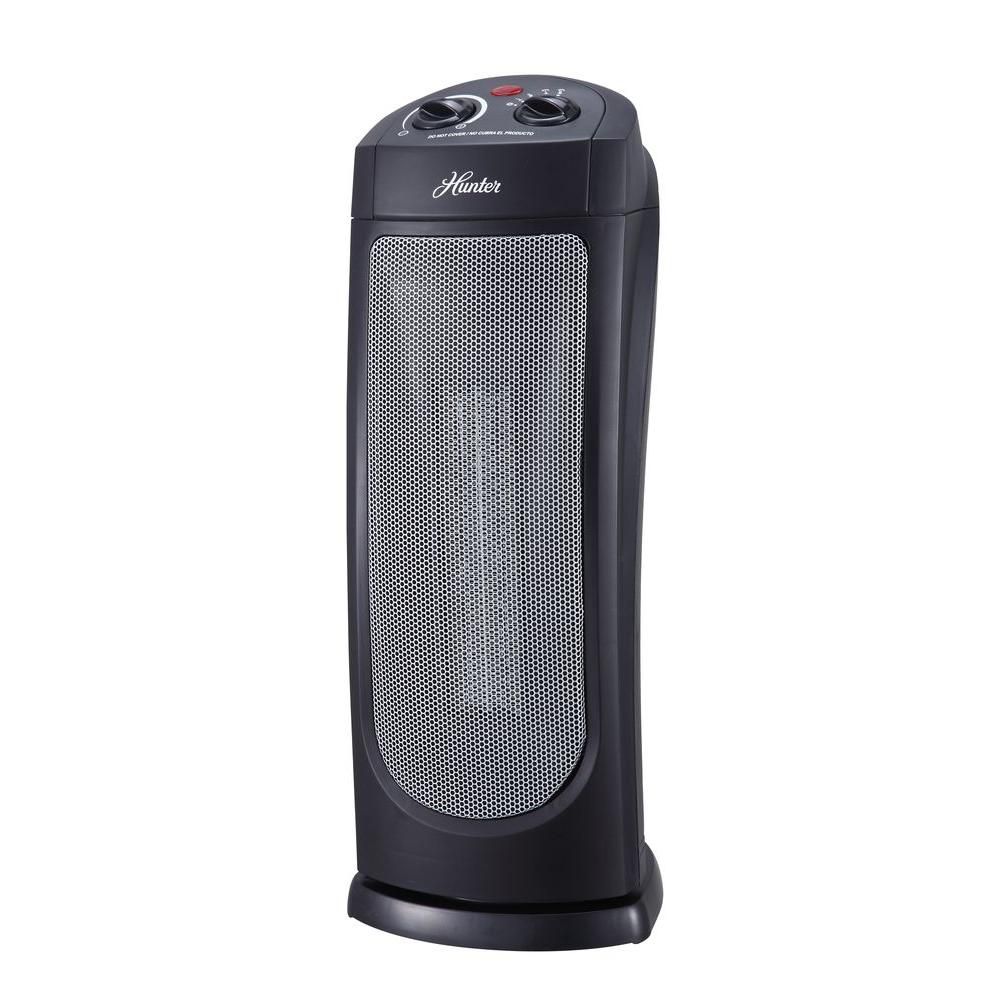 Hunter Oscillating Ceramic Heater With Thermostat The Home Depot Canada