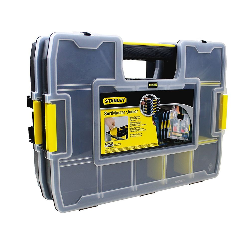 STANLEY STANLEY Sortmaster Double JR Tool Storage Case The Home Depot   P 1000673618 