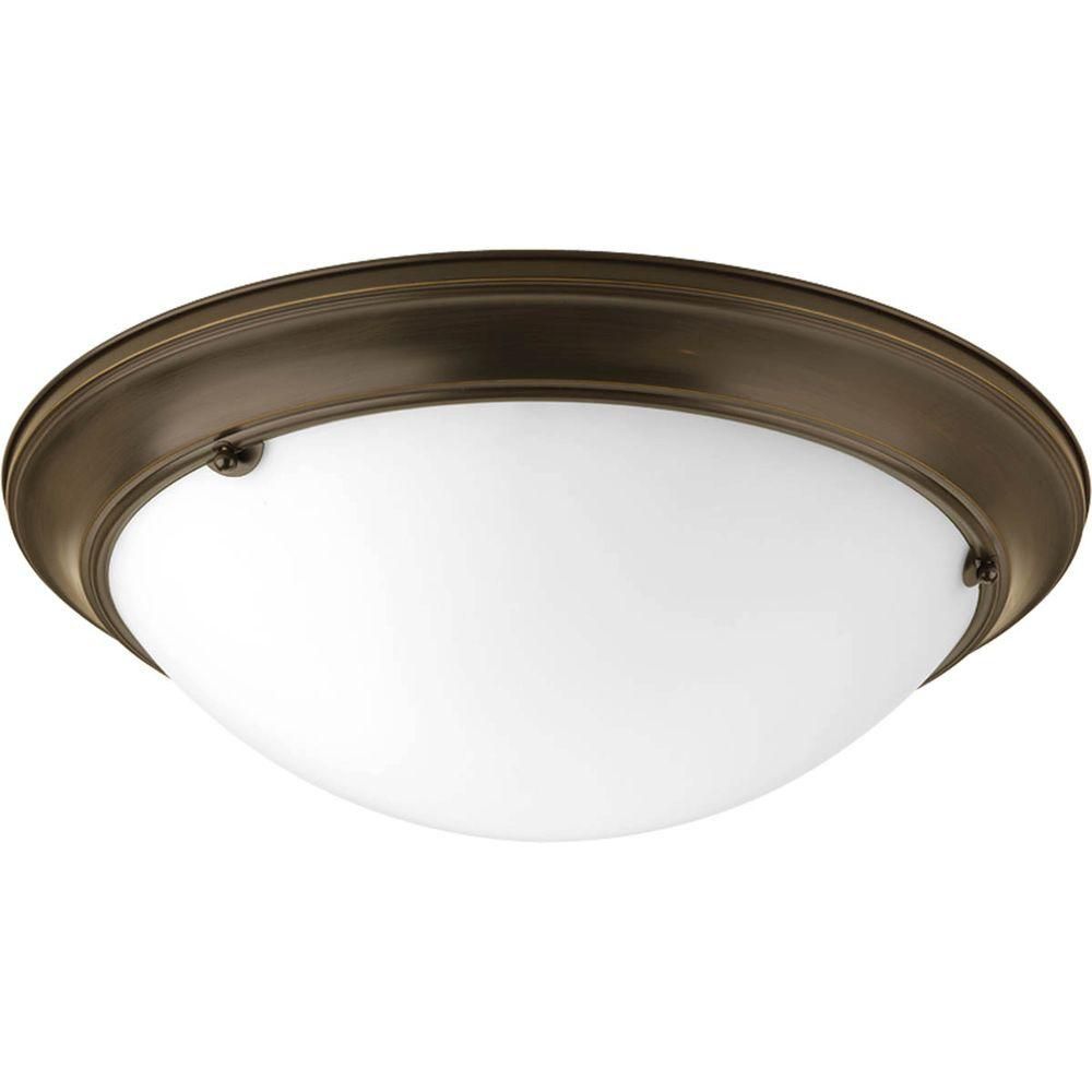 Hampton Bay 47Inch LED Flushmount, Low Profile Light Fixture in Oil