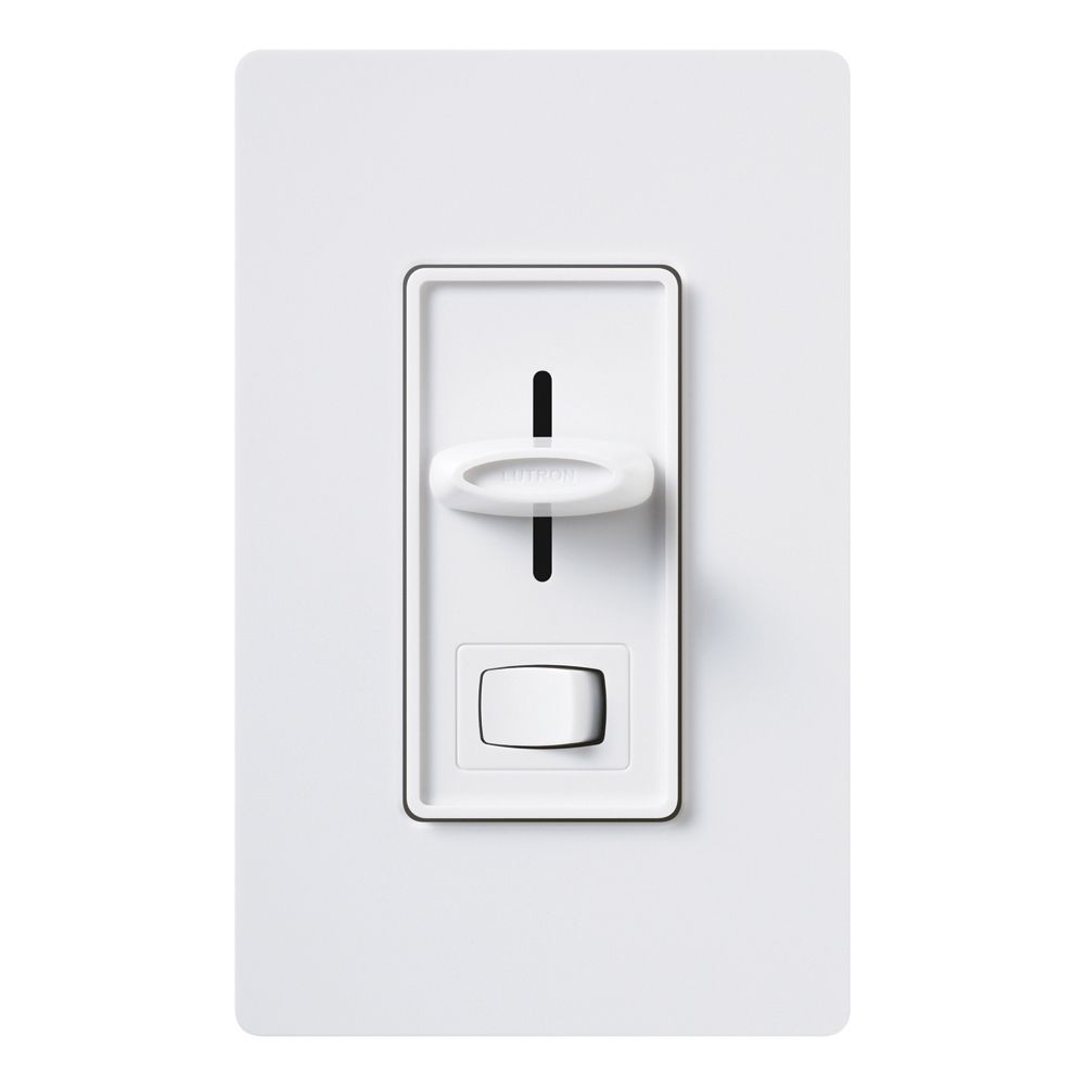 Lutron Skylark 1000 Watt Single Pole Preset Dimmer - White | The ...