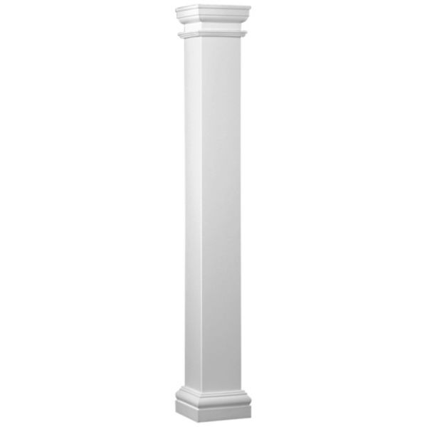 HB&G Fiberglass Square Column 8inch x 8inch x 8 Feet The Home Depot