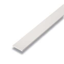 Alexandria Moulding PVC Shelf Edging, White 5/8 In. x 8 Ft. | The Home ...