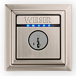 Kevo Contemporary Electronic Deadbolt Satin Nickel