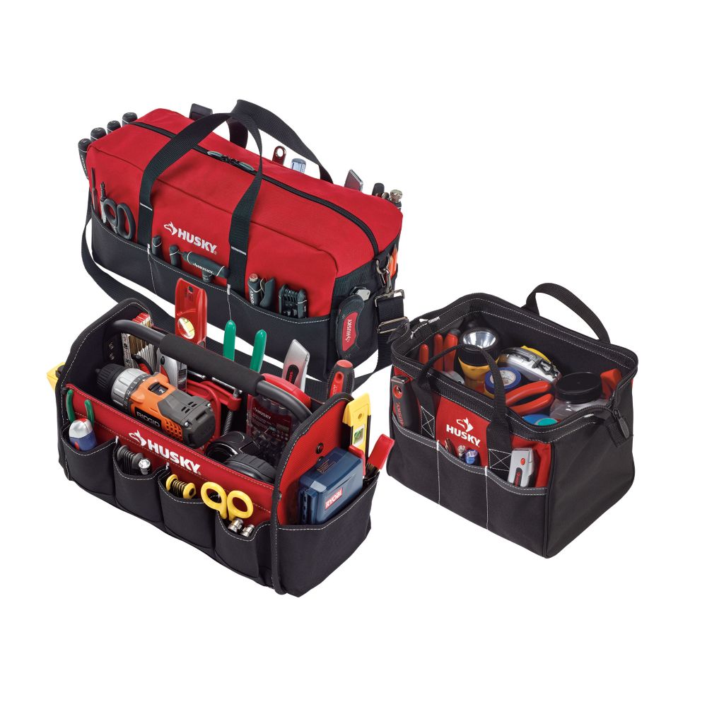 Husky Tool Bag Set (3-Piece) | The Home Depot Canada