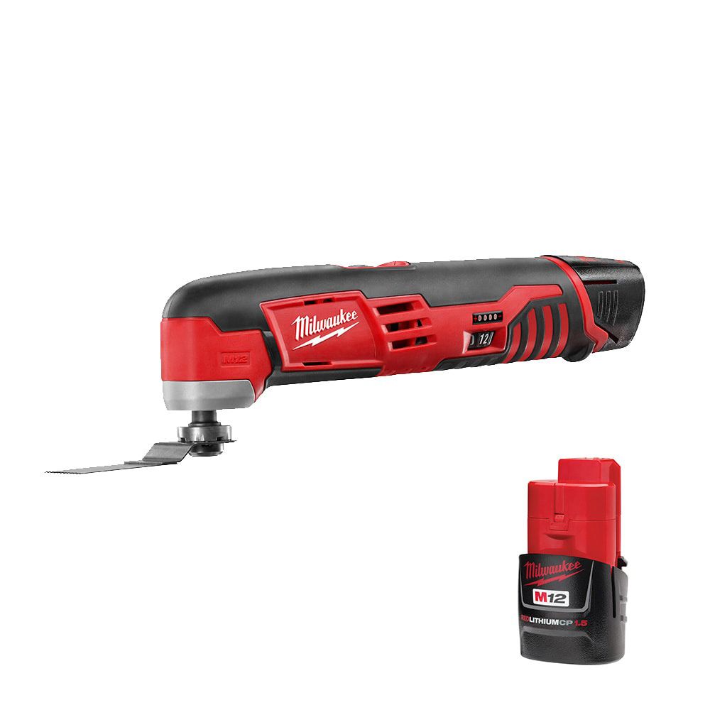 Milwaukee Tool M12 12V LithiumIon Cordless Oscillating MultiTool Kit