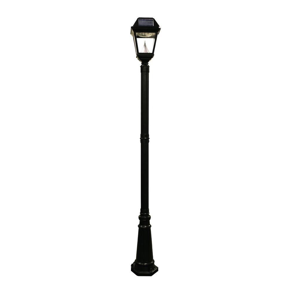 Lamp Post Lights Solar Led More The Home Depot Canada Imperial Ii Solar Lamp Post Single Head