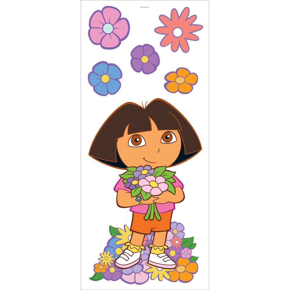 Blue Mountain Wallcoverings New Dora Giant Sticker The Home Depot Canada