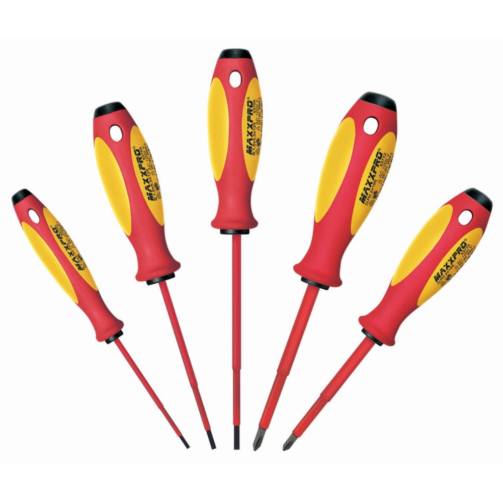 Witte 5Piece Maxxpro Insulated Screwdriver Set The Home Depot Canada