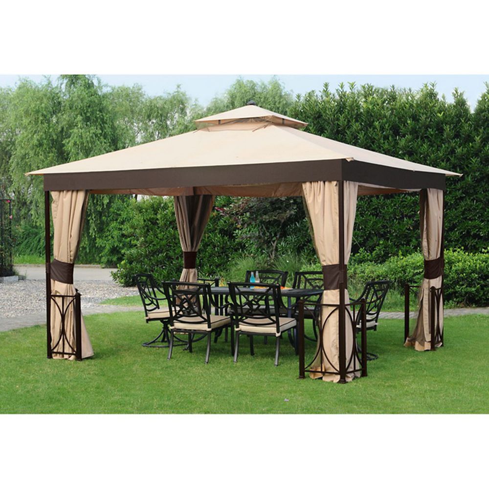 Hampton Bay Belcourt 10 ft. x 12 ft. Gazebo The Home Depot Canada