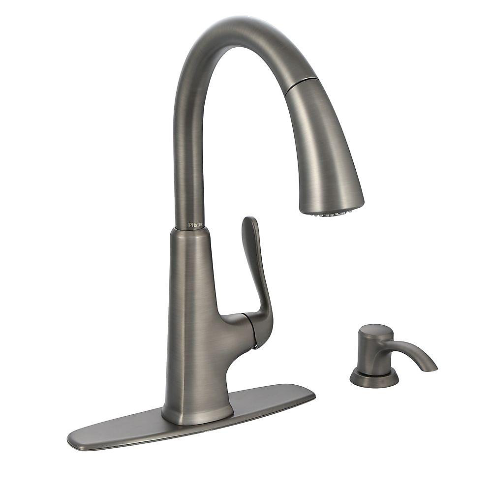 Pfister Pasadena Kitchen Faucet in Slate | The Home Depot Canada