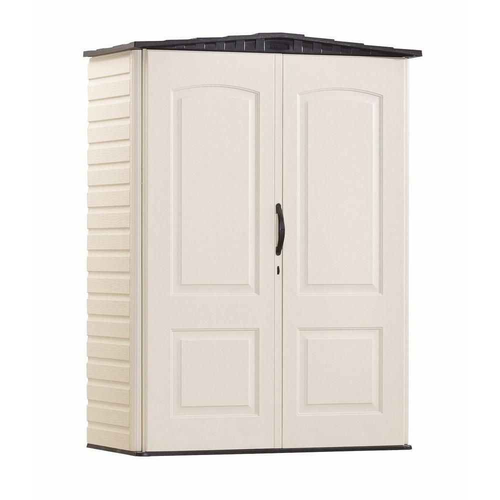 Rubbermaid 52 cu. ft. Small Vertical Storage Shed | The
