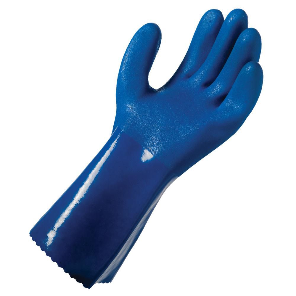 Firm Grip Long Cuff PVC Coated Gloves - Large | The Home Depot Canada