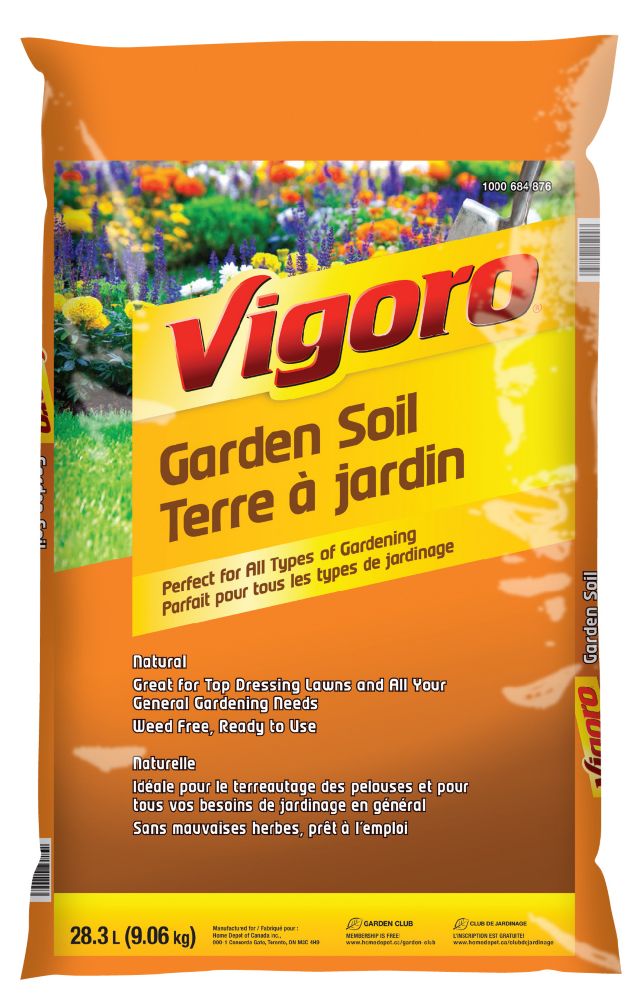 Vigoro Garden Soil - 28.3 Litre | The Home Depot Canada