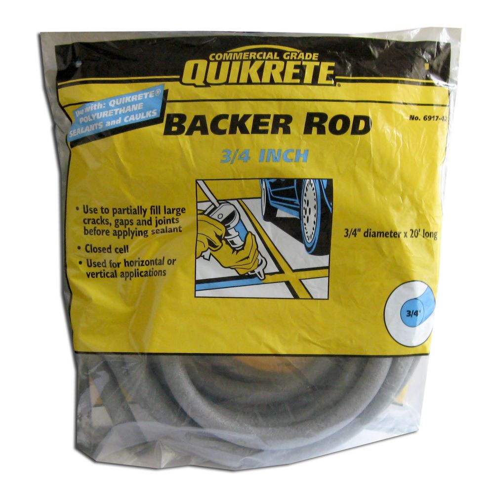 Quikrete Backer Rod 3/4 inches x 20 feet | The Home Depot Canada