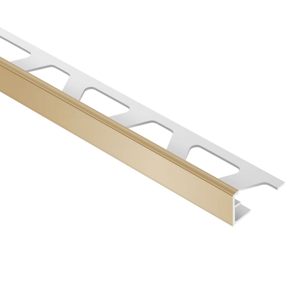 Schluter Moulure en L pour carreaux 1 cm x 2,50 m (3/8 po x 8 pi 2 1/2 po), PVC beige pâle Jolly Schluter Moulure en L pour carreaux 1 cm x 2,50 m (3/8 po x 8 pi 2 1/2 po), PVC beige pâle Jolly