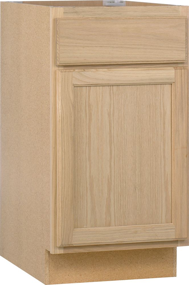 Creatice Unfinished Oak Kitchen Cabinets Home Depot Canada for Simple Design