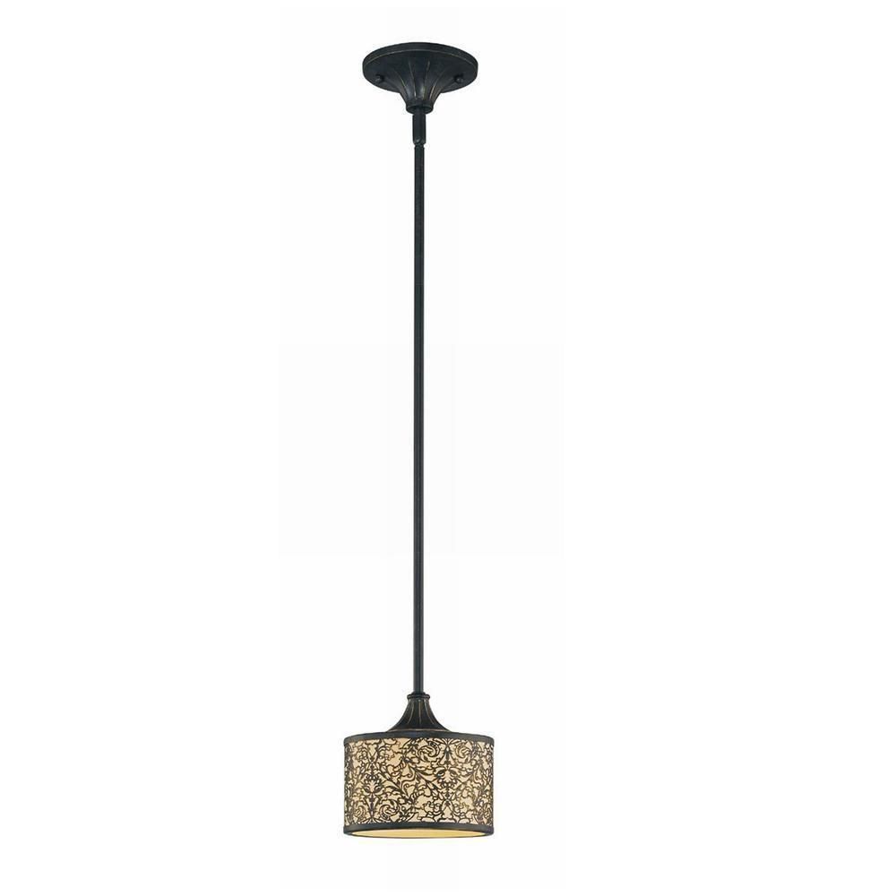 Easylite Melosa Collection 1 Light Bronze Pendant The Home Depot Easylite Melosa Collection 1 Light Bronze Pendant