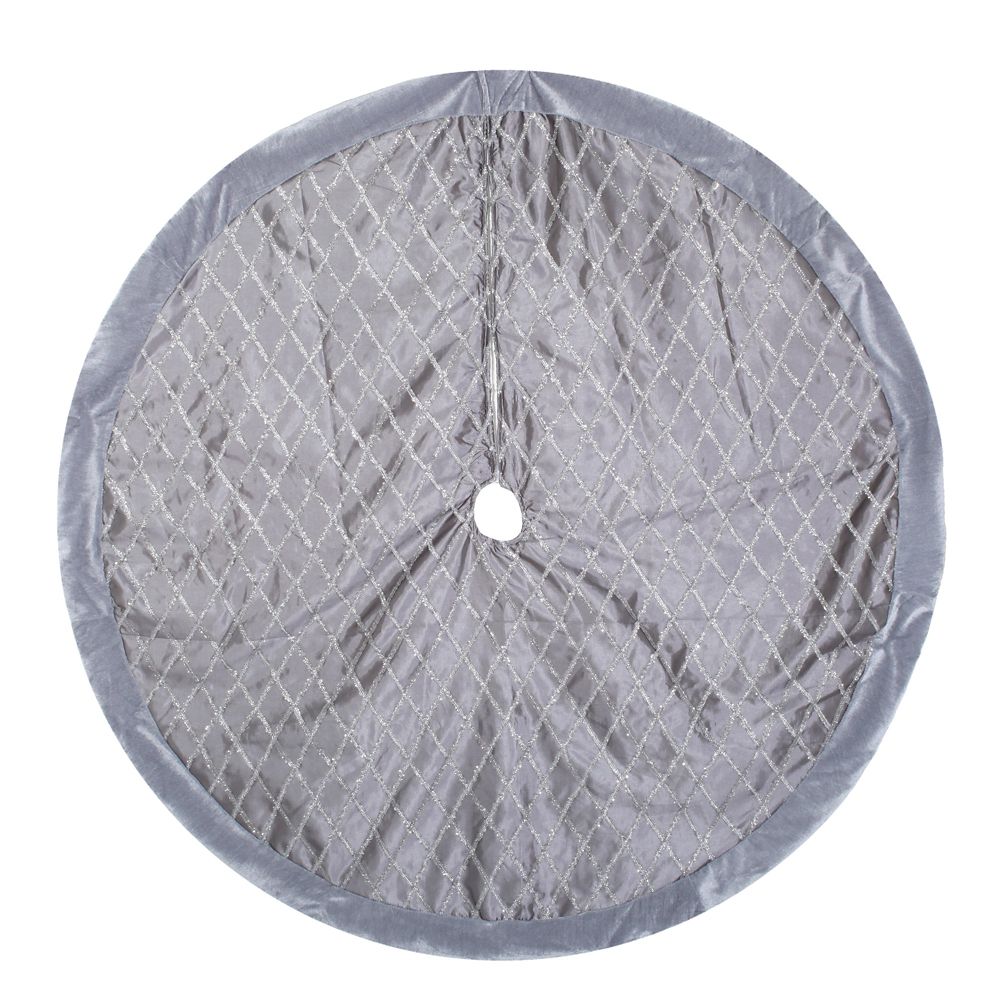 martha stewart living 60 in satin tree skirt silver martha stewart living 60 in satin tree skirt silver