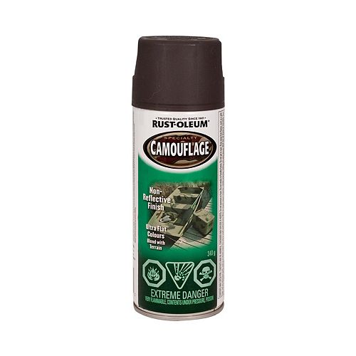 TREMCLAD OilBased Rust Paint In Flat Leather Brown, 340 G Aerosol