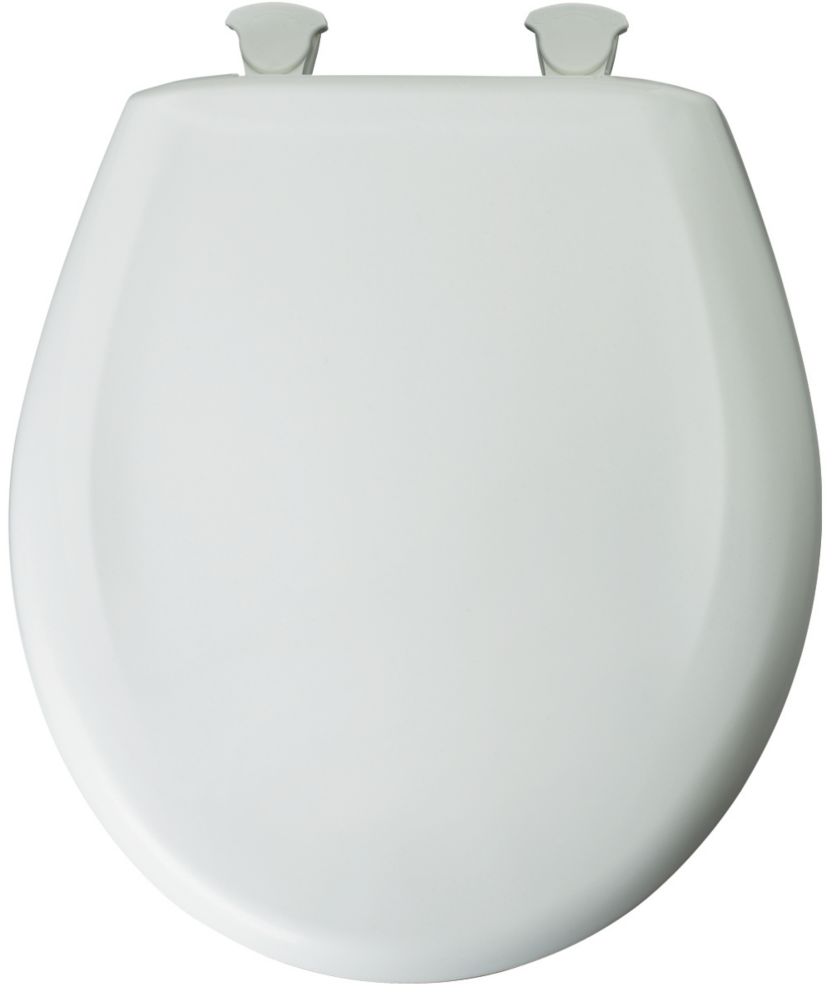 Bemis Round Plastic Toilet Seat with Whisper Close® and Easy Clean