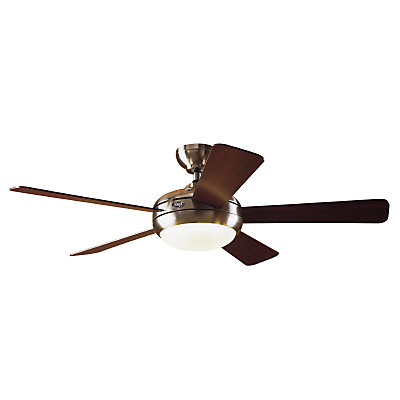 Palermo Brushed Nickel Ceiling Fan 52 Inch