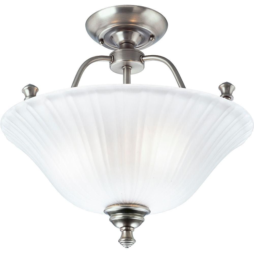 Progress Lighting Renovations Collection Antique Nickel 3light Semi