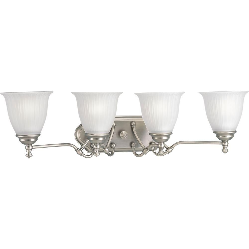 Progress Lighting Renovations Collection Antique Nickel 4 Light Wall Sconce The Home Depot Canada Antique Nickel 4 Light Wall Sconce