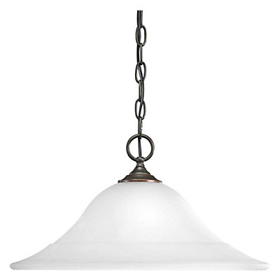 progress lighting trinity collection antique bronze 1 light pendant