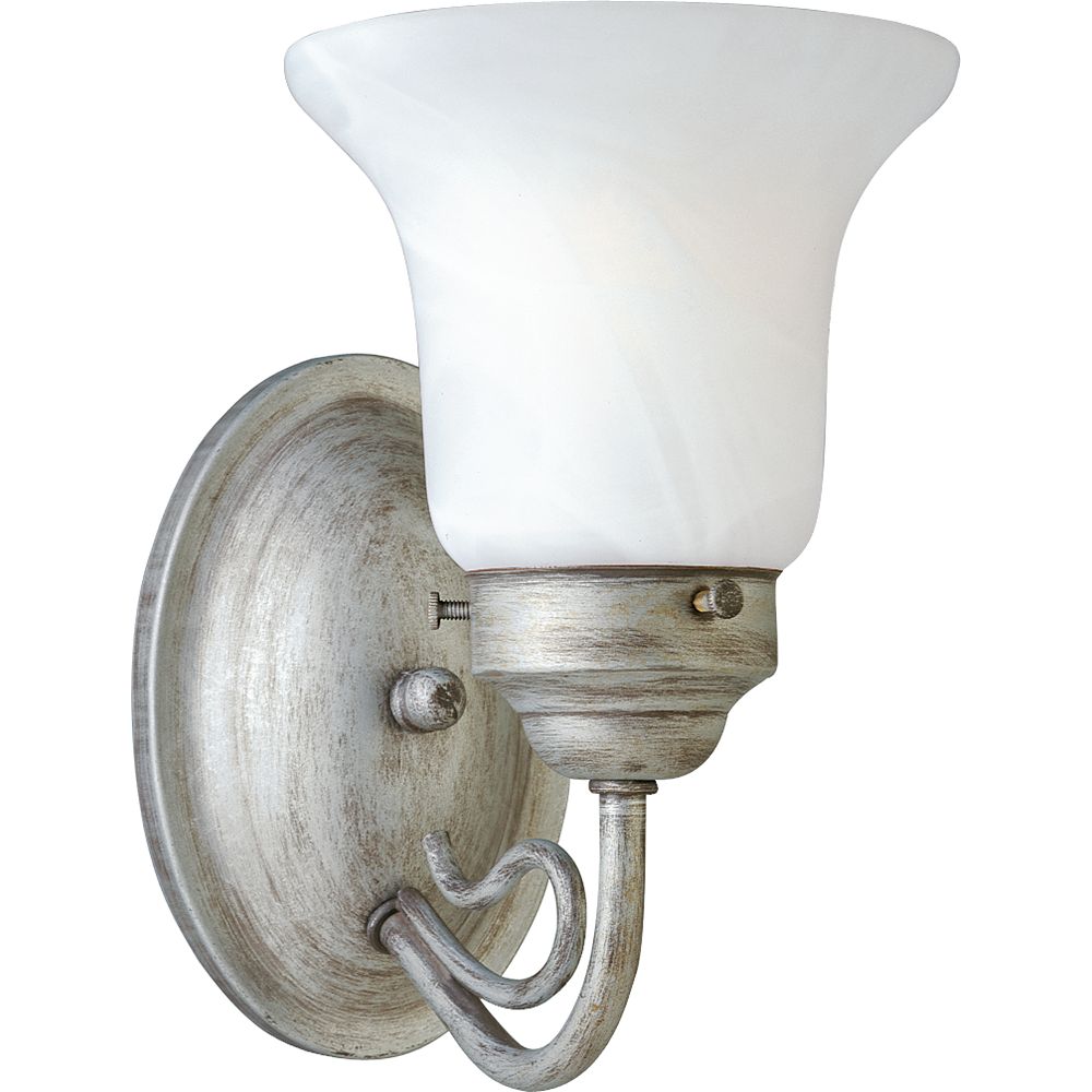 Progress Lighting Bedford Collection Oxford Silver 1light Wall Bracket