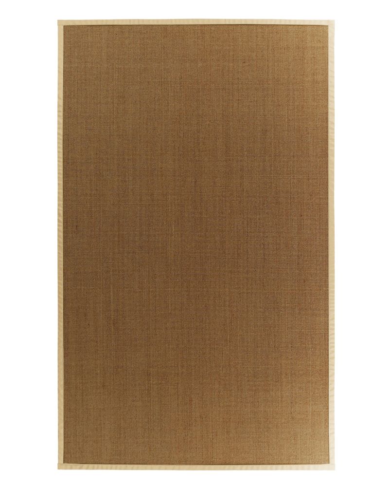 Lanart Rug Sisal Naturel 8x10 Bordure Crème #68 Lanart Rug Sisal Naturel 8x10 Bordure Crème #68