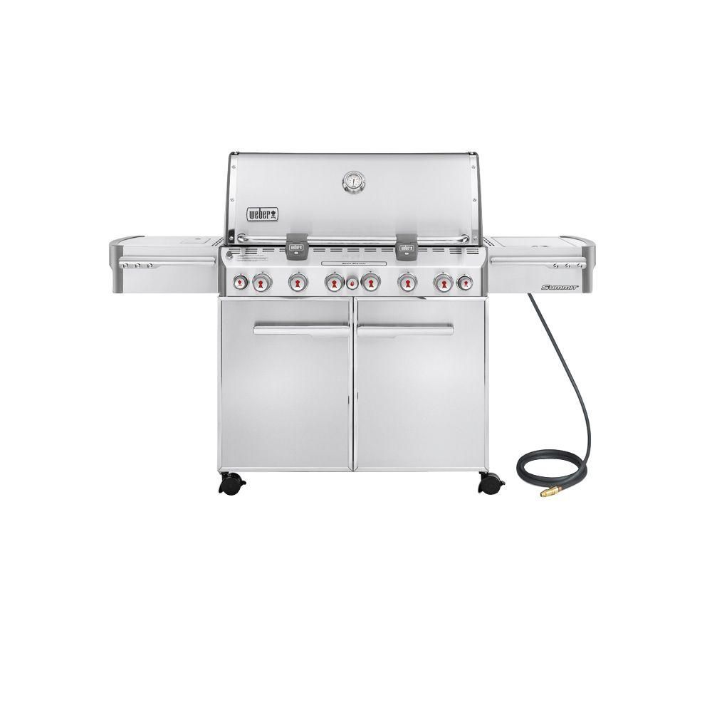 er Summit S670 6Burner Natural Gas Grill in Stainless Steel The Home Depot Canada
