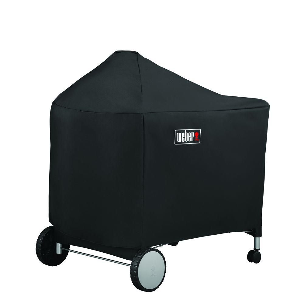 Weber Performer Deluxe 22 Inch Charcoal BBQ In Black With Steel Cart   P 1000689202 