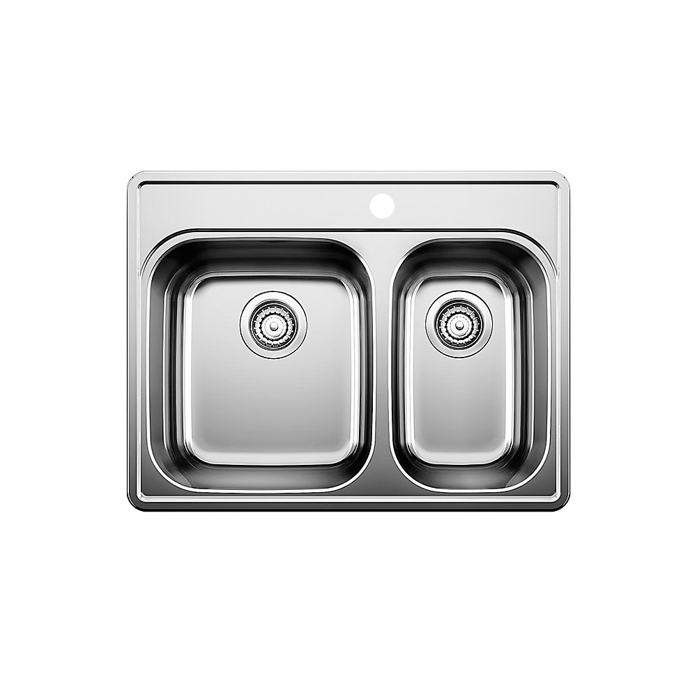 Stainless Steel Topmount Kitchen Sink 1 Hole