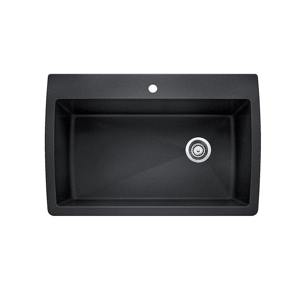 Blanco DIAMOND SUPER SINGLE, Large Single Bowl Dropin Kitchen Sink