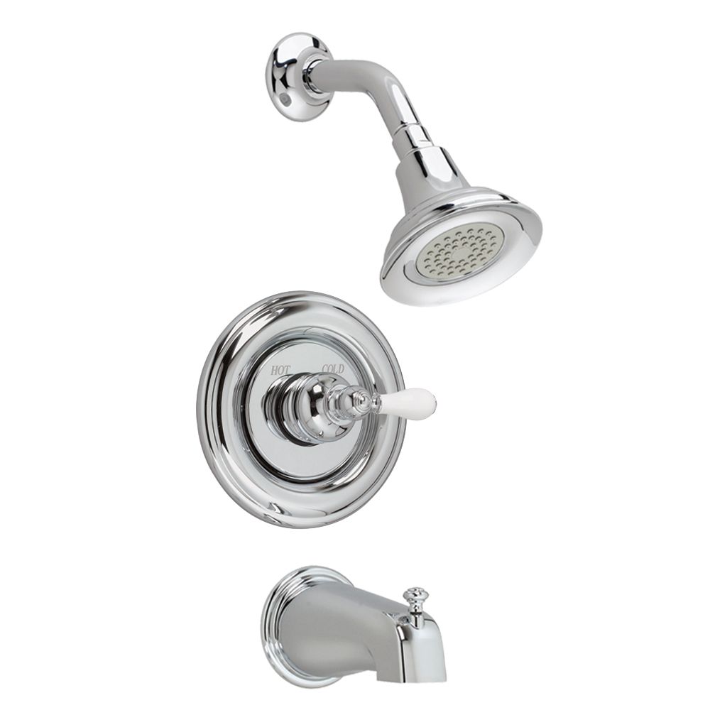 Hampton Single-Handle Bath/Shower Faucet in Polished Chrome