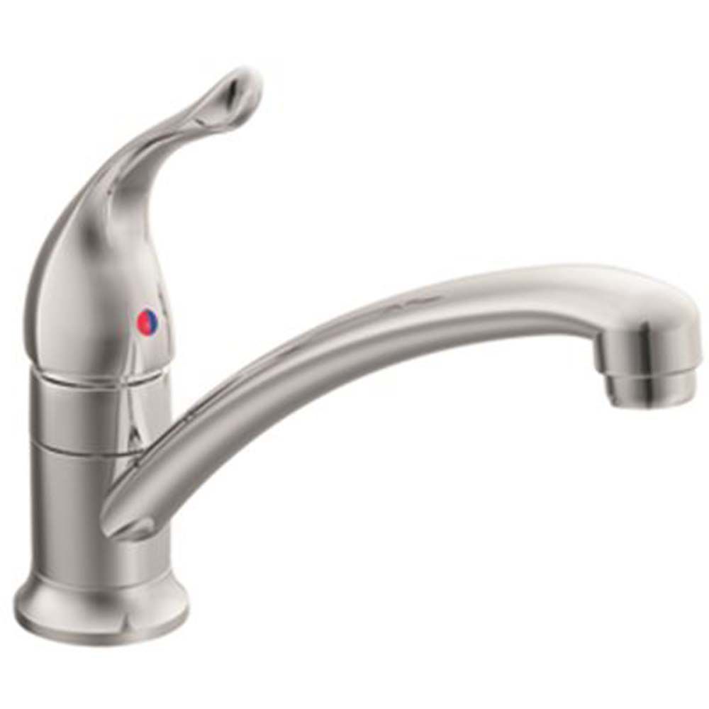 Moen Manor 1 Handle Kitchen Faucet With Matching Protg Side