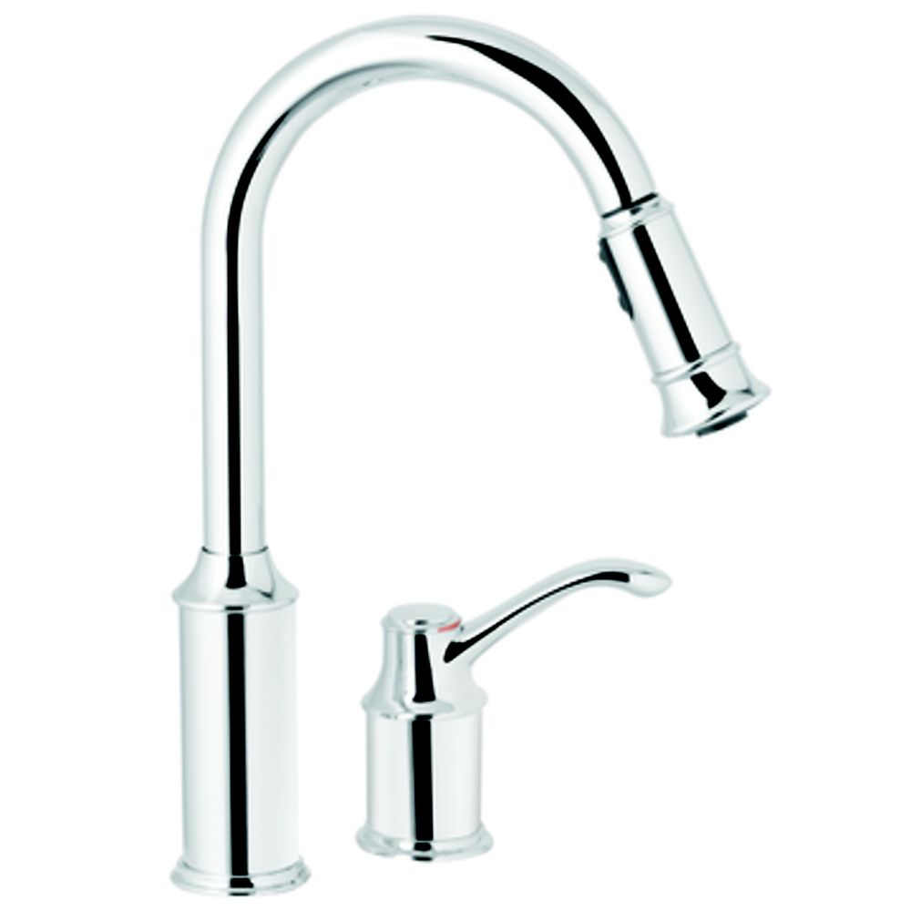 Benton 1 Handle Kitchen Faucet With Matching Pulldown Wand Chrome
