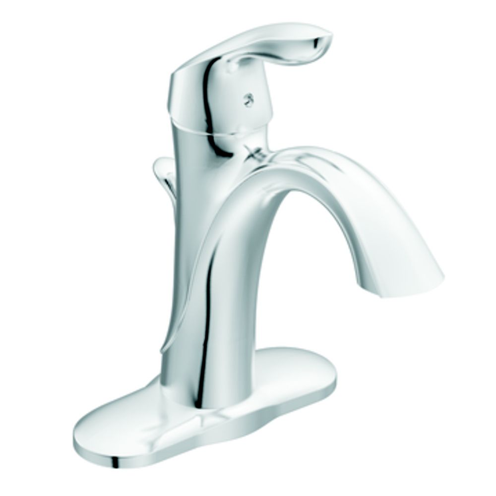 Eva Single Hole 1-Handle High Arc Bathroom Faucet in ...