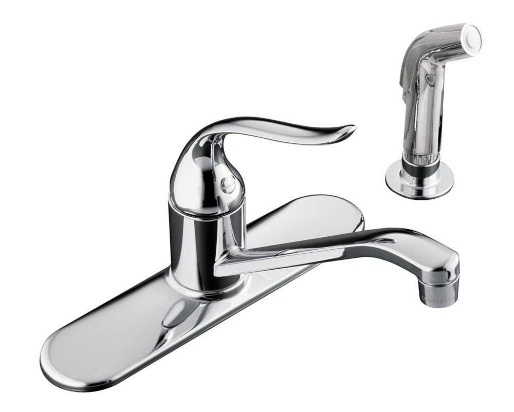 kohler single control kitchen sink faucets