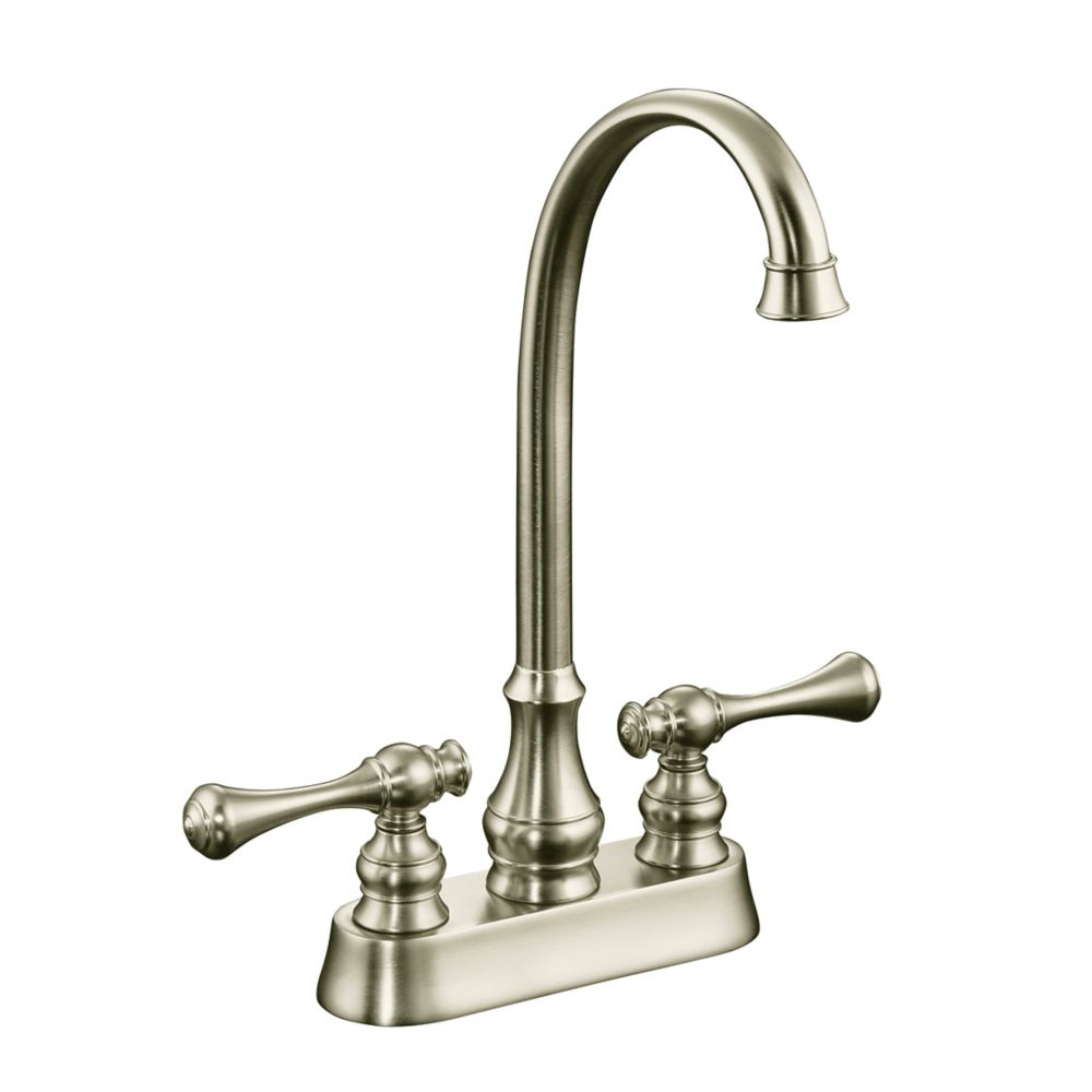 Revival Entertainment Sink Faucet In Vibrant Brushed Nickel Finish