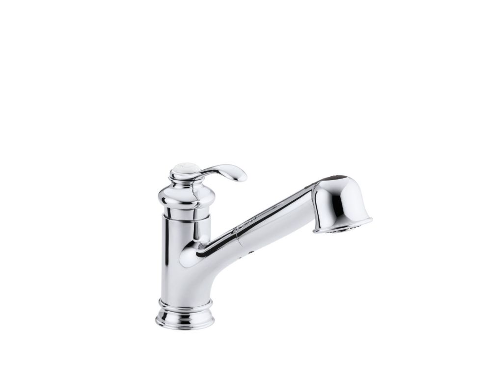 wall mount pull out kitchen faucet