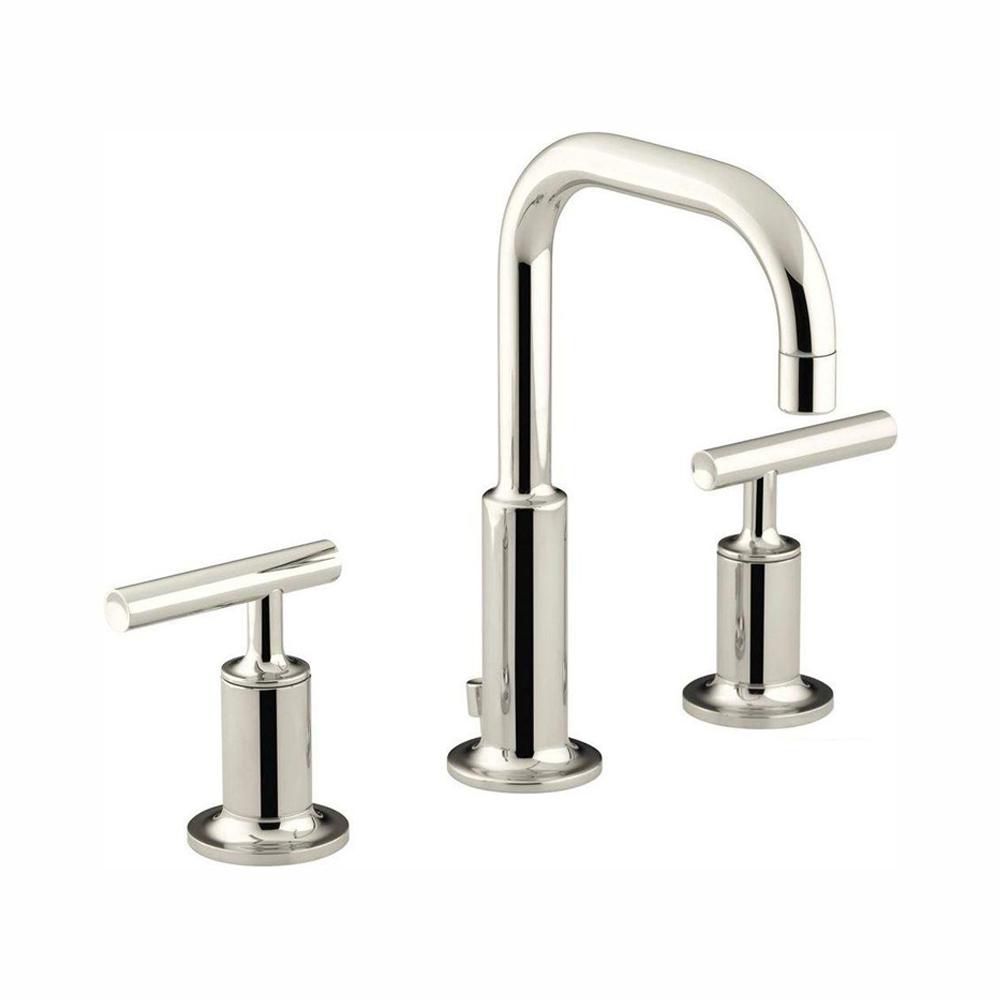 Kohler Purist R Widespread Bathroom Sink Faucet With Low Lever