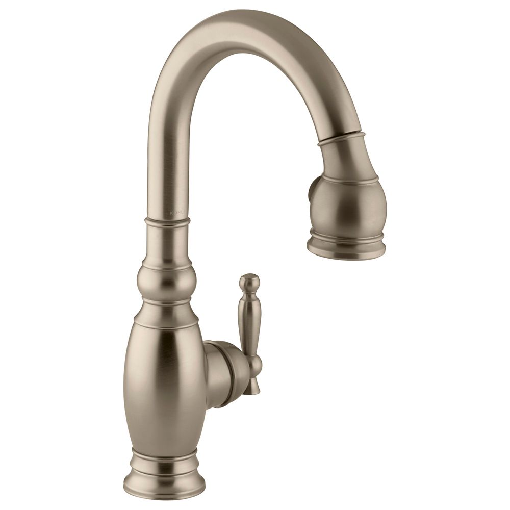 KOHLER Vinnata Secondary Kitchen Sink Faucet In Vibrant Brushed Bronze