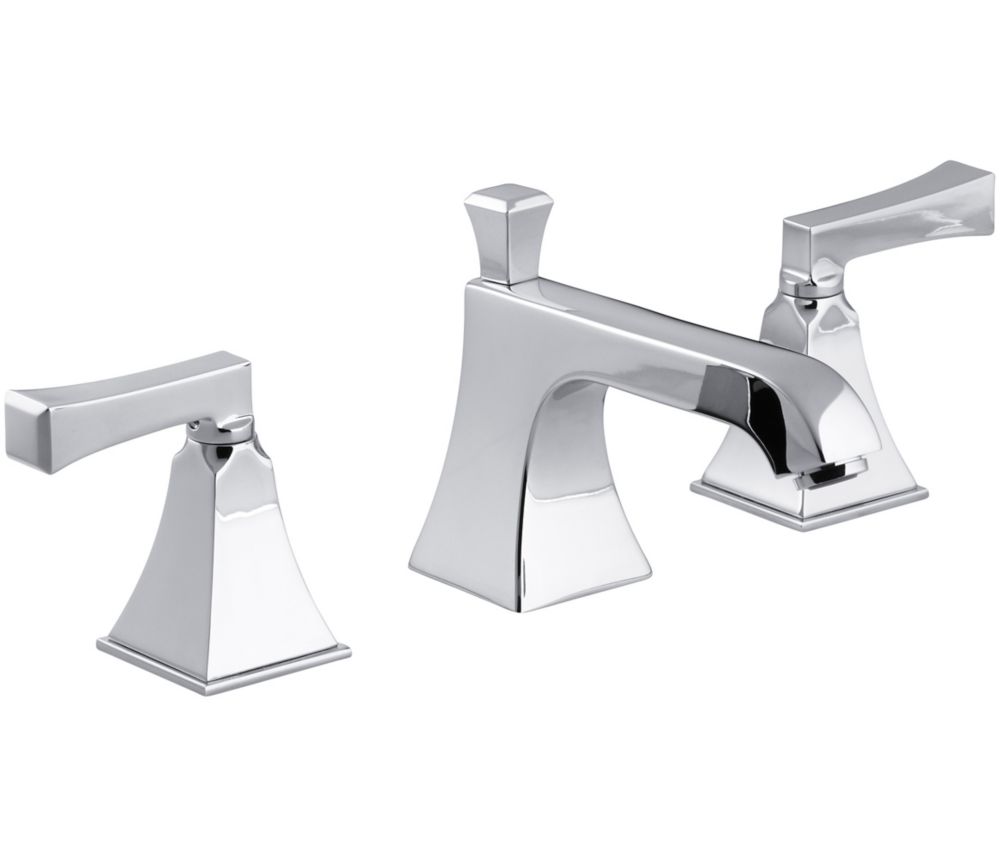 KOHLER Memoirs 8 Inch Widespread 2 Handle Low Arc Bathroom Faucet With   P 1000693329 