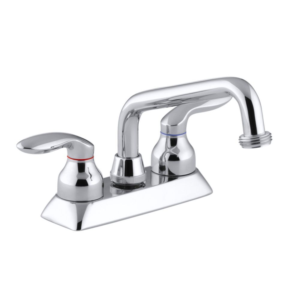 Coralais Laundry Sink Faucet In Polished Chrome