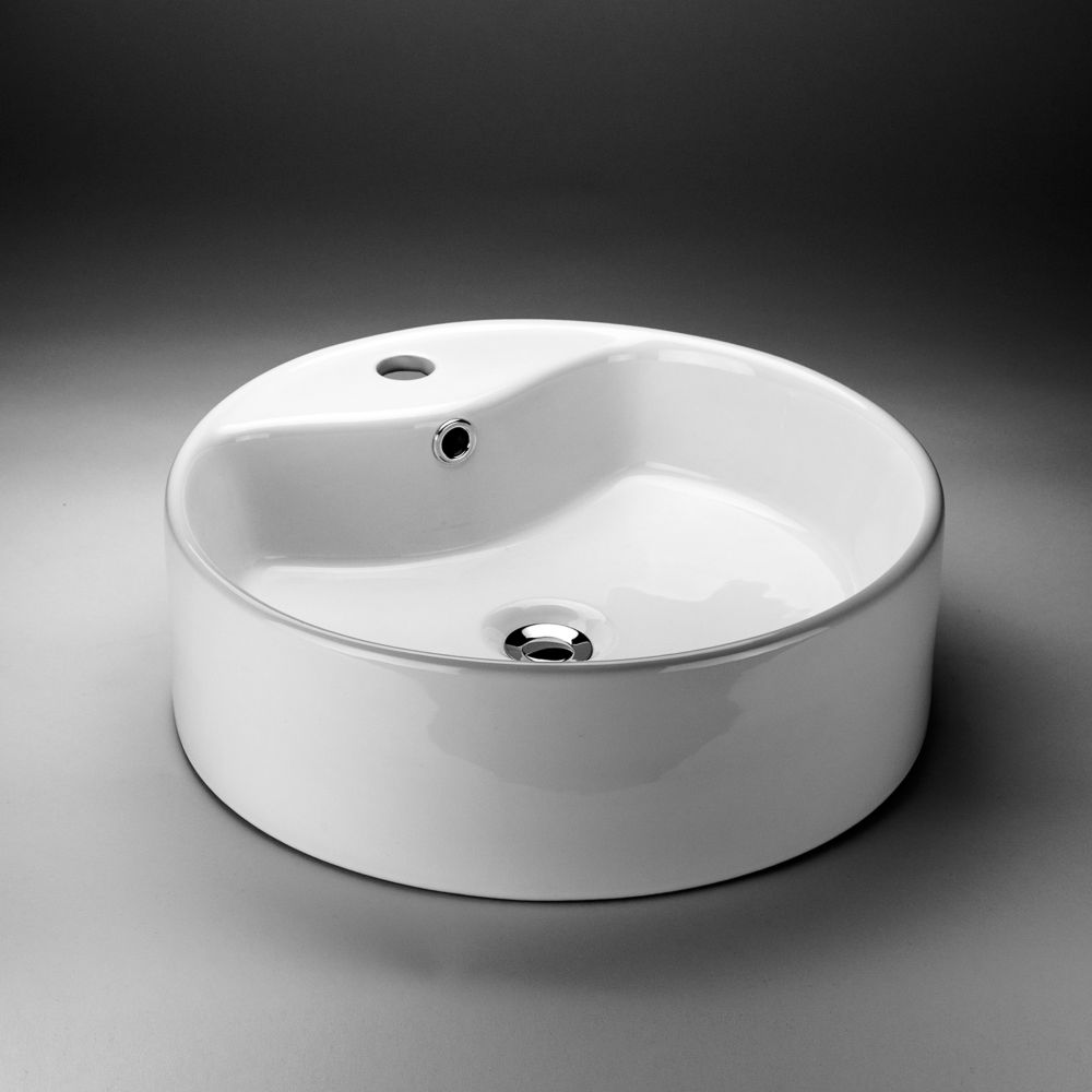 AcriTec Round Countertop Vessel Sink The Home Depot Canada