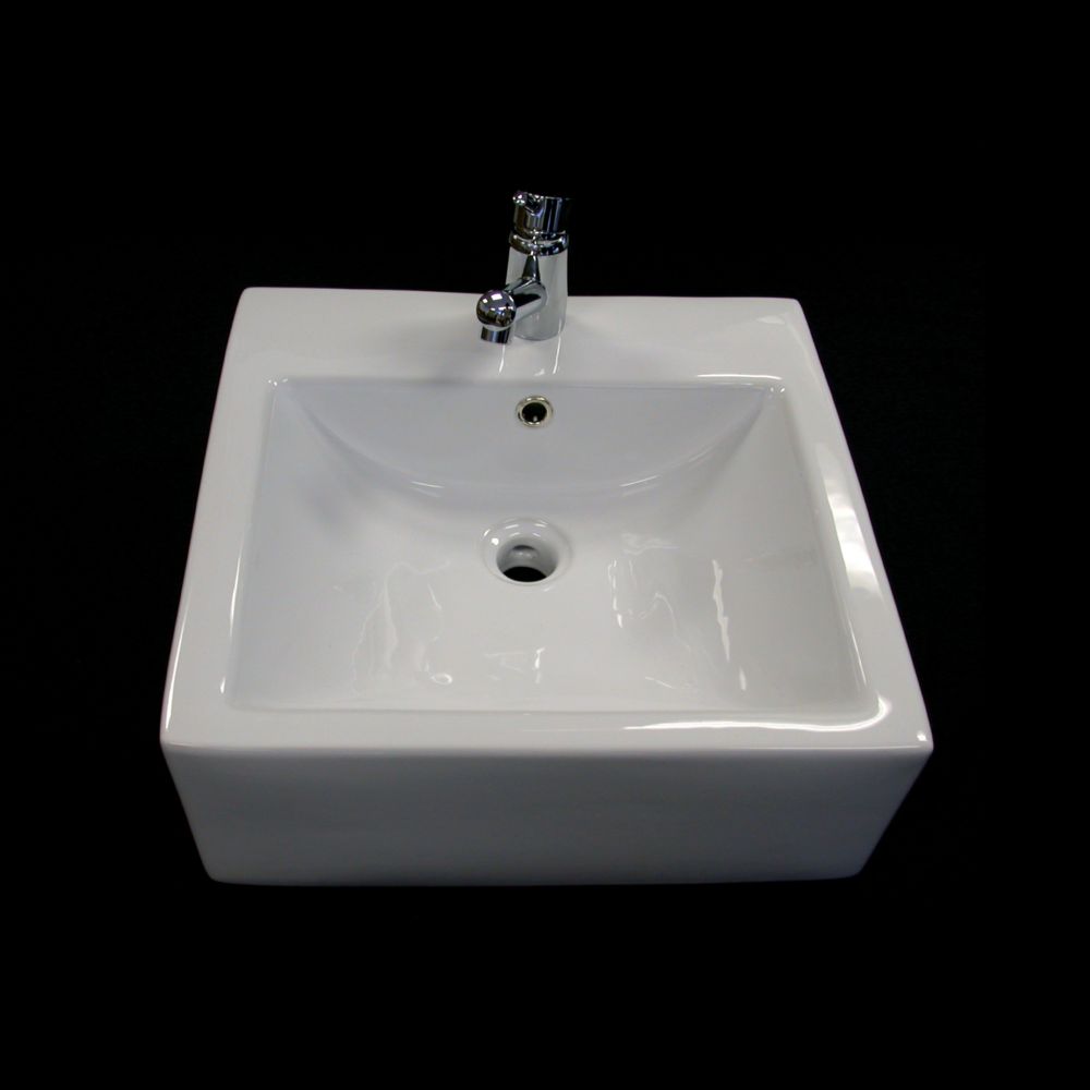 Acri Tec Square Countertop Vessel Sink The Home Depot Canada   P 1000693544 